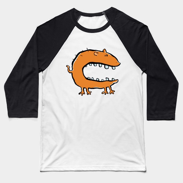 hungry animal Baseball T-Shirt by greendeer